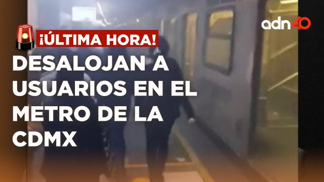 ¡Última Hora Desalojan a usuarios en el metro Hidalgo por presencia de humo en los vagones