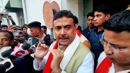 সারদায় অভিযুক্ত হওয়া সত্ত্বেও মমতা বন্দ্যোপাধ্যায়কে স্পর্শ করেনি Congress সরকার: Suvendu Adhikar
