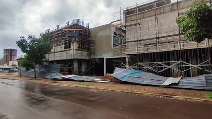 Mais estragos durante o temporal são registrados em Cascavel