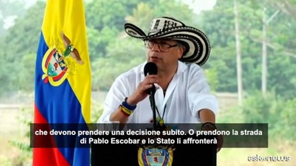Presidente Colombia a dissidenti Farc: pace o fate la fine di Escobar