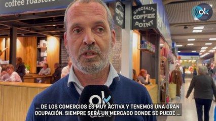 Gerente del Mercat de l’Olivar: “La vida de los comercios aquí es muy activa a pesar del algunos cierres”