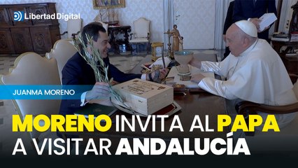 Moreno invita al Papa Francisco a visitar Andalucía durante su encuentro en Roma