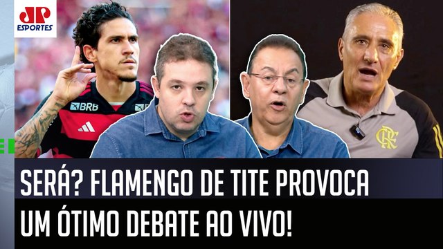 MEU DEUS! PODE SER UM EXAGERO, mas EU TÔ ACHANDO que esse Flamengo do Tite... OLHA esse DEBATE!