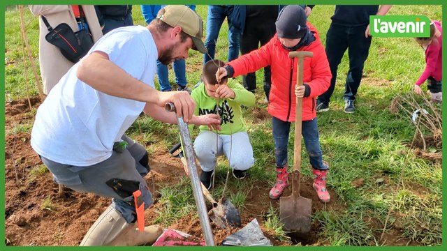 140 arbres plantés à Wardin via les Legend Boucles de Bastogne