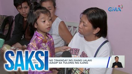 5-anyos na batang tinangay ng isang lalaki sa Pampanga, nasagip sa tulong ng ilang residente sa QC | Saksi