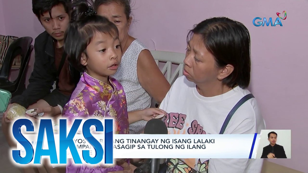 5-anyos na batang tinangay ng isang lalaki sa Pampanga, nasagip sa tulong ng ilang residente sa QC | Saksi