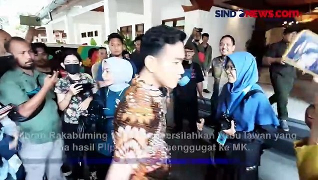 Terkait Rencana Gugatan Penetapan Hasil Pilpres 2024, Gibran: Silahkan, Monggo