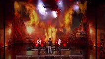 The Passing Zone: Extreme Jugglers Surround Simon Cowell With Fire - America's Got Talent 2016