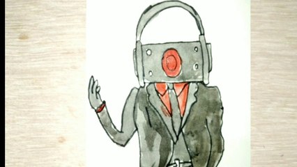 How to draw Speaker man /Skibidi toilets