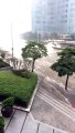tifon llega a una de las ciudades más grandes de corea