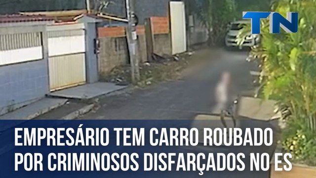 Empresário tem carro roubado por criminosos disfarçados em Cariacica