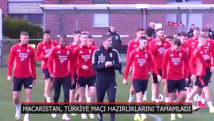 Macaristan, Türkiye maçının hazırlıklarını tamamladı