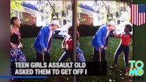 Teens attack old man who asked them to step off his lawn