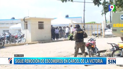 Continúan trabajos de remoción de escombros en la cárcel La Victoria | Primera Emisión SIN
