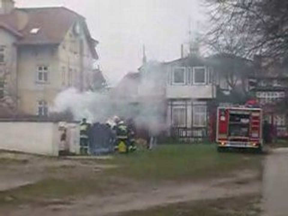 Pożar Przy Placu Inwalidów w Oliwie 2