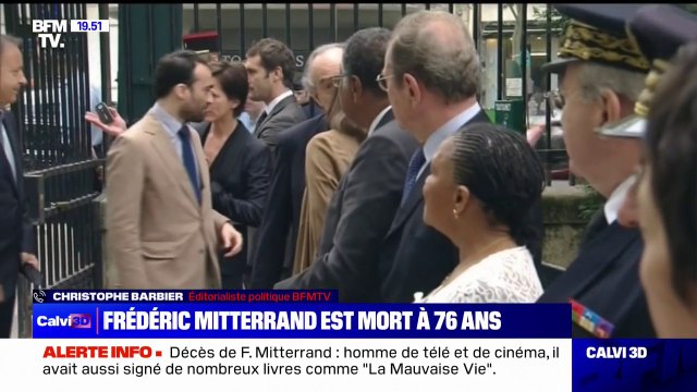 C'était un homme de culture, de raffinement : Christophe Barbier rend hommage à Frédéric Mitterrand, mort à 76 ans