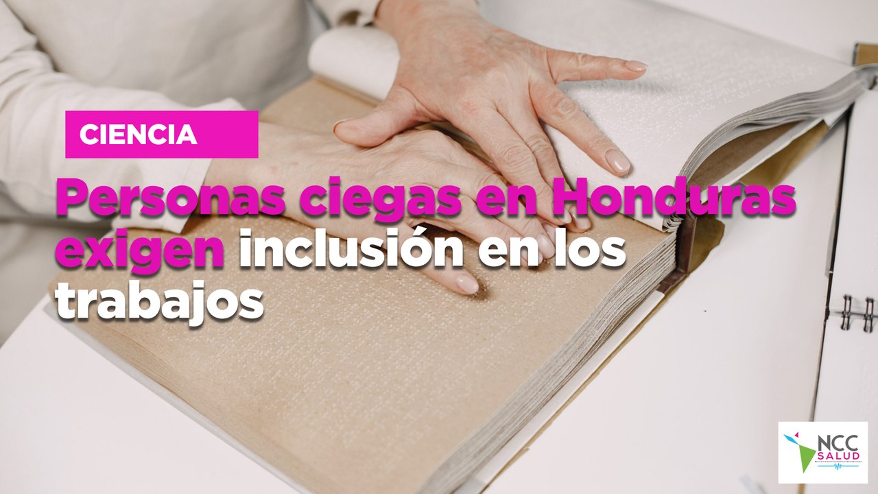 Personas ciegas en Honduras exigen inclusión en los trabajos