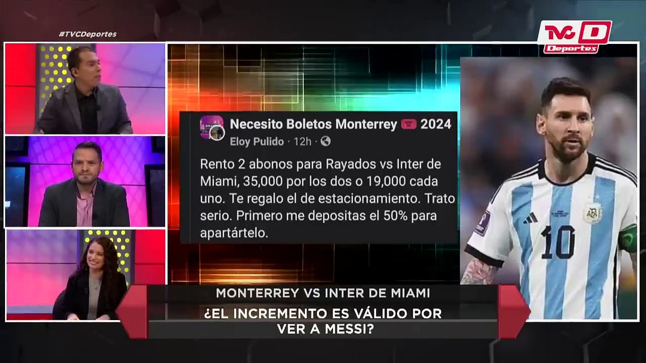 ¿Vale la pena pagar mucho por ver a MESSI en Monterrey_⎢#tvcdeportes #Messi