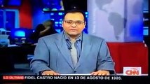 Conductor de CNN se equivoca al anunciar la muerte de Fidel Castro