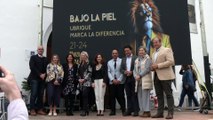 Rocío Blanco inaugura la I Feria de la Piel de Ubrique