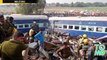Choque de trenes en la India: 120 muertos, 200 heridos