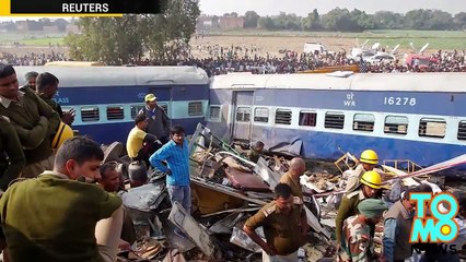 下载视频: Choque de trenes en la India: 120 muertos, 200 heridos