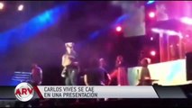 Carlos Vives sufre una caída en concierto