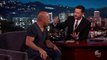Kimmel Gives Vin Diesel a Giant Gummy Vin Diesel