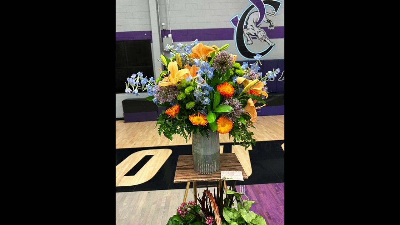 Flowers and Cards for Chuck