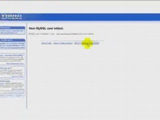 Setting up a MySQL database