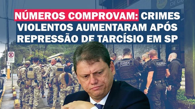 POPULISMO COM SEGURANÇA TEM ZERO EFICÁCIA, SÓ DÁ VOTO E É NISSO QUE O TARCÍSIO PENSA | Cortes 247