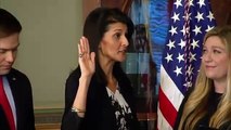 Gov. Haley Sworn in as US's UN Ambassador
