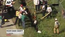 Trapped Horse in Narrow Deep Ditch Rescued