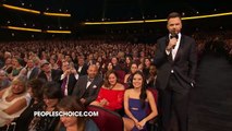 People's Choice 2017 host Joel McHale tries to bribe Tom Hanks