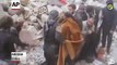 Girl Rescued from Rubble in Syrian Town