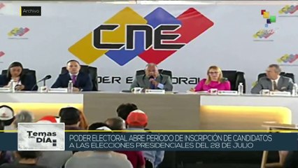 Descargar video: Temas del Día 21-03 En Venezuela abren inscripciones de los candidatos para las elecciones presidenciales