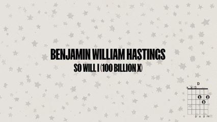 Benjamin William Hastings - So Will I (100 Billion X) (Lyrics And Chords / Live In New Bern, NC, 2024)
