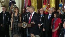 President Donald Trump Participates in the Wounded Warrior Project Soldier Ride 4/6/2017