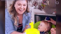 Kelly Clarkson Celebra el primer cumpleaños de su Hijo