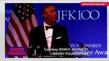Obama Receives A JFK Courage Award