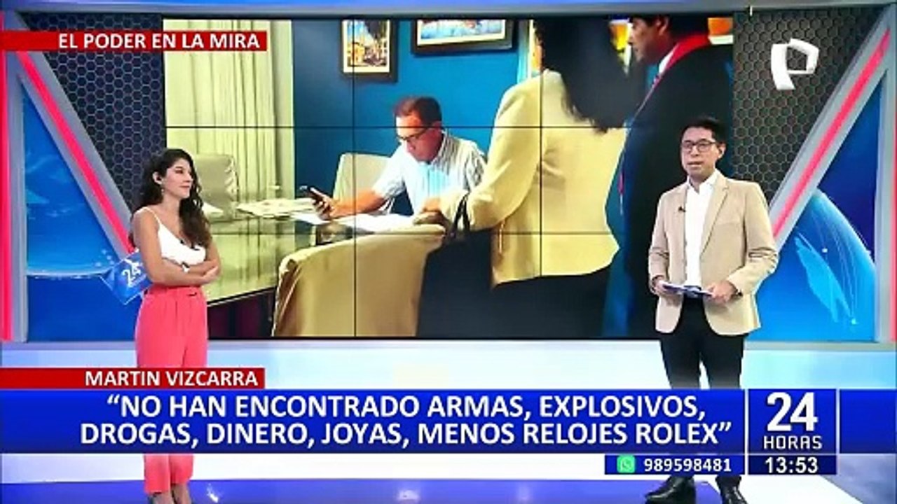 Martín Vizcarra tras allanamiento a su vivienda: "No encontraron armas, drogas y menos Rolex"
