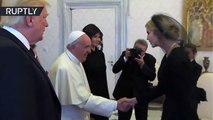 La vestimenta de Melania en el Vaticano se vuelve noticia tras su polémica en Arabia Saudita