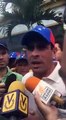 Helicóptero Vs. Henrique Capriles en la Marcha 1deMayo