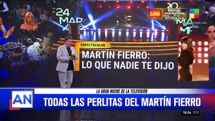  LAS PERLITAS que dejó la noche de los Martín Fierro 2024