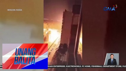 Drone strike, tumama sa high-rise apartment building; isa patay, 3 sugatan | Unang Balita