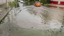 Así se encuentra  el cruce de carretera a Chapala y Antonio Álvarez Esparza en Las Liebres