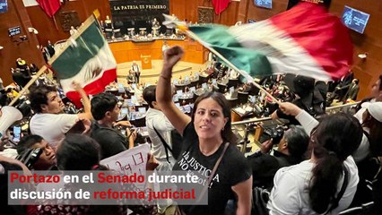 Portazo en el Senado durante discusión de  reforma judicial