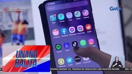 Pagtatakda ng age limit sa paggamit ng social media platforms, pinag-aaralan sa Australia | Unang Balita
