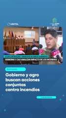 Gobierno y agro buscan acciones conjuntas contra incendios