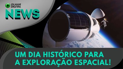 Um dia histórico para a exploração espacial! | 10:09:2024 | #OlharDigital
